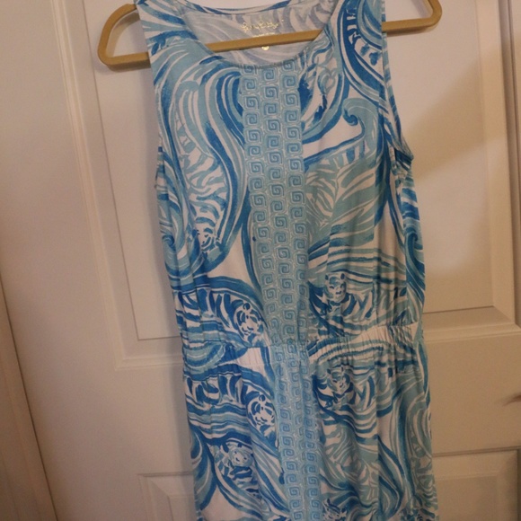Lilly Pulitzer Dresses & Skirts - Lilly Pulitzer Cotton Sleeveless Dress - Size Med